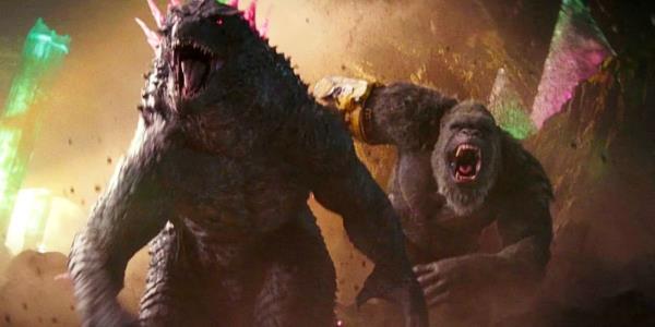 Godzilla and Kong running in the latest Godzilla x Kong trailer