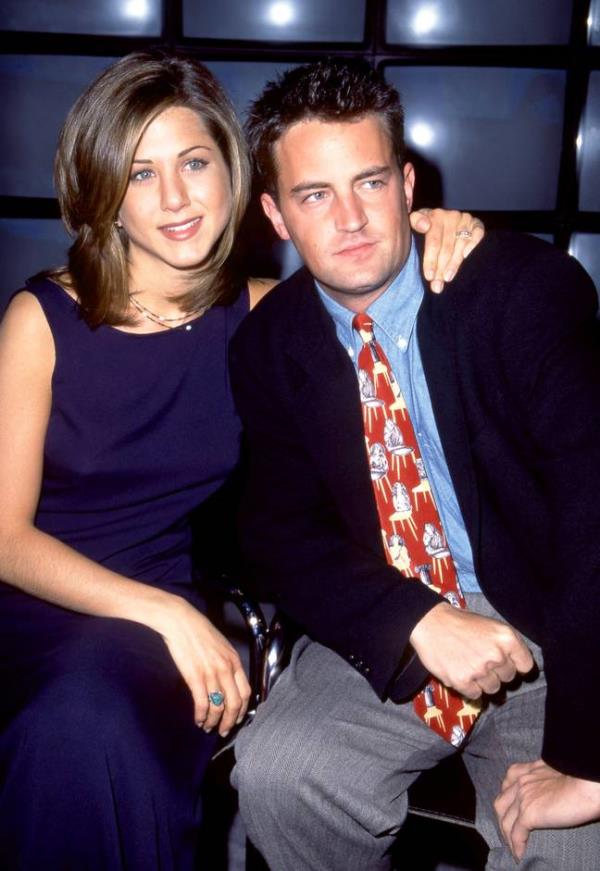 Matthew Perry and Jennifer Aniston. Credit: Ron Davis/Getty Images