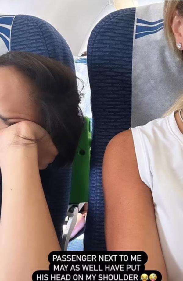 The passenger broke the unwritten rules of plane travel. Photo: Instagram