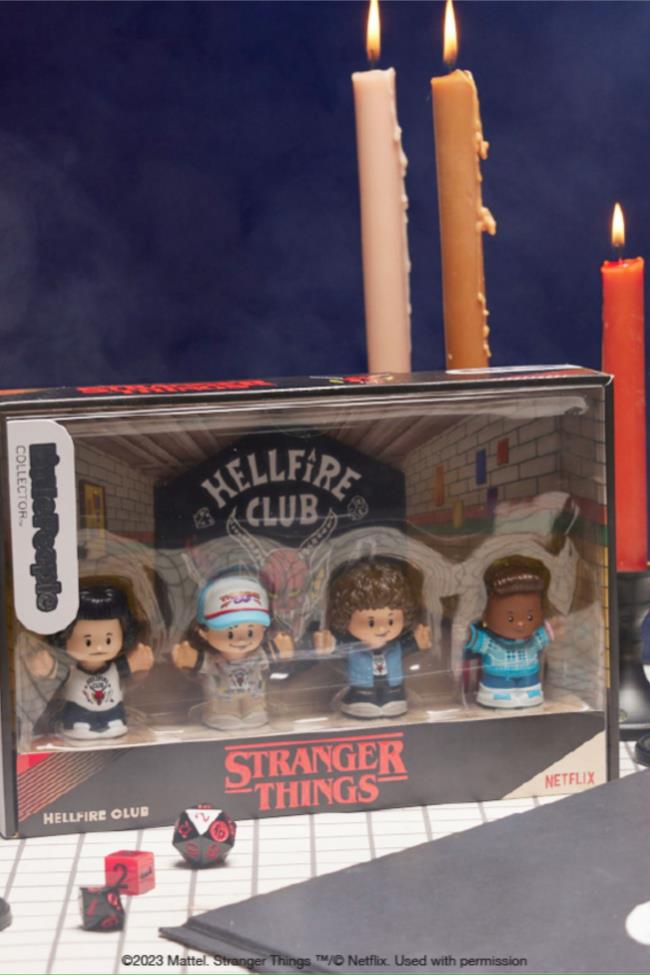 Stranger Things Hellfire Club Little People Collector Set