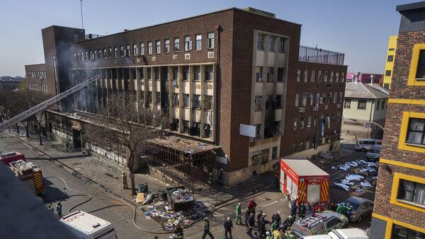 Man charged with 76 counts of murder after deadly South African building fire